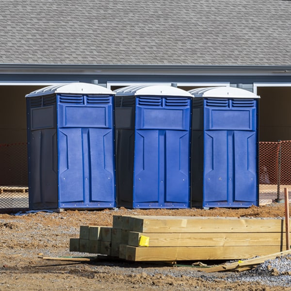 how do you ensure the portable restrooms are secure and safe from vandalism during an event in Eagle Springs